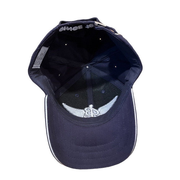 Breitling Watch Embroidered Wings, Anchor, Flying B Navy Blue Baseball cap adjs - Picture 5 of 7
